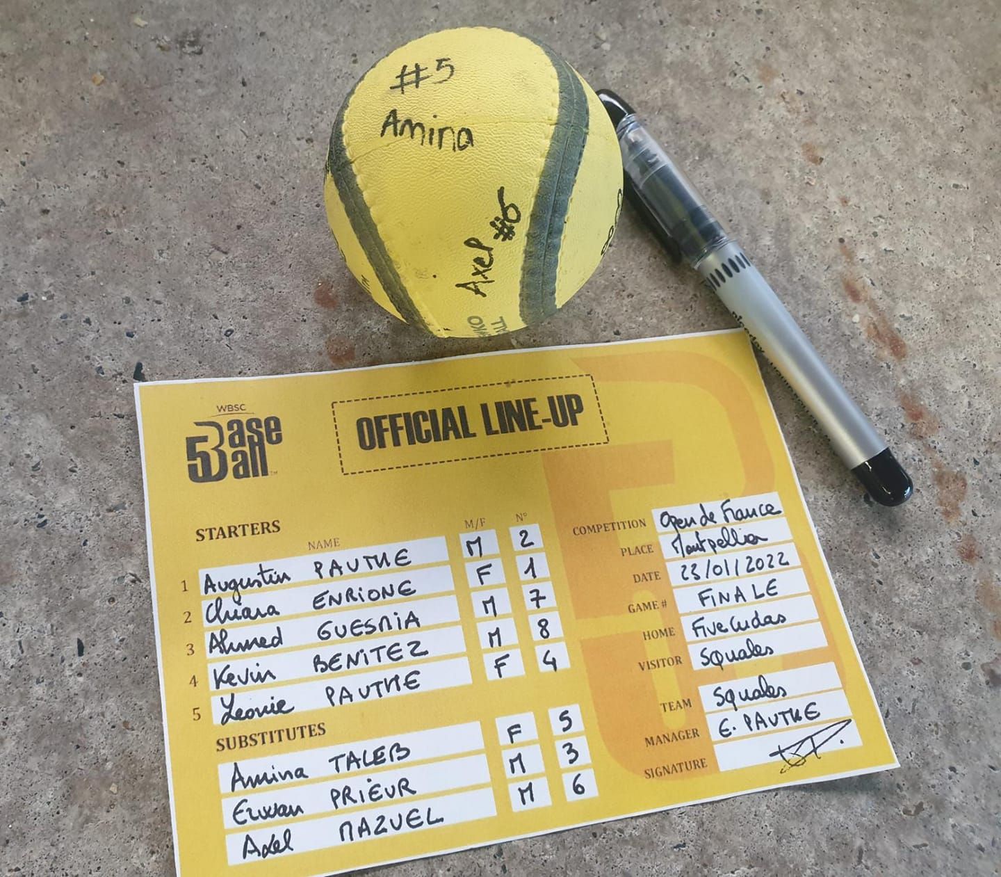 Squales  Champion OPF 2022